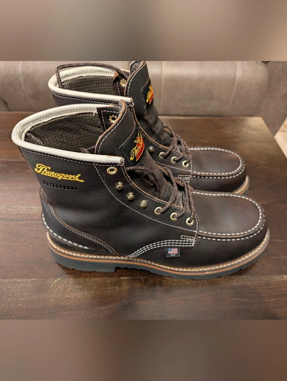 Thorogood Men's Flyway USA Waterproof Work Boots - Soft Toe